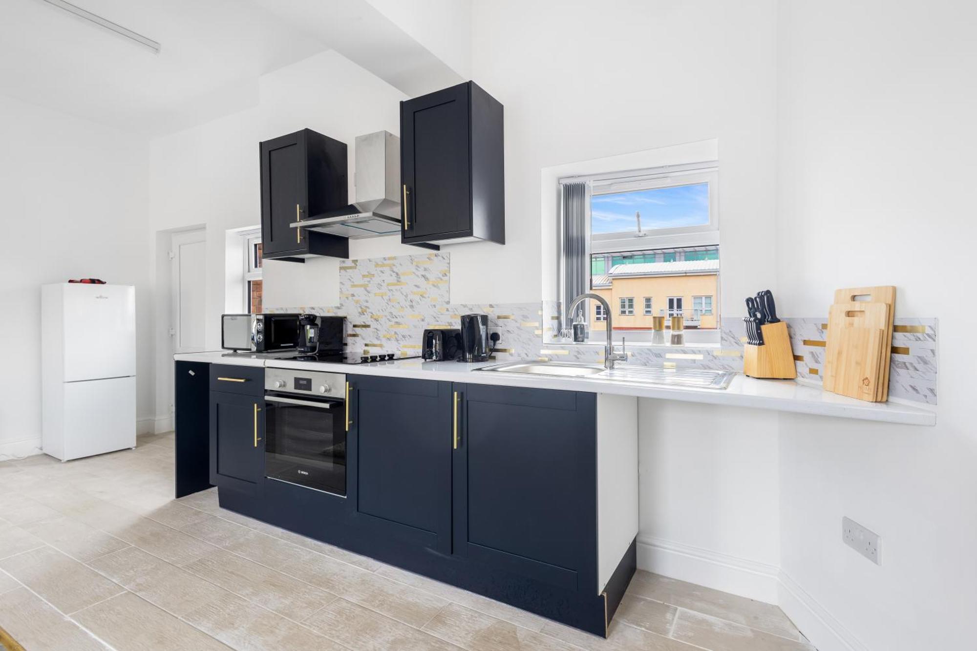 Boutique Family Apartment In Jewellery Quarter For 6 버밍엄 외부 사진